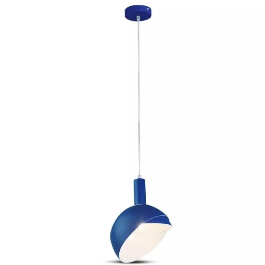 Lampa Wisząca VT-7100 E14 Max. 60W Niebieska 3925