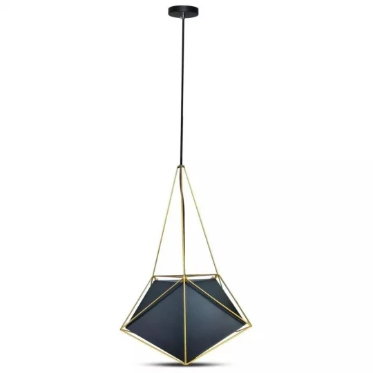 Lampa Wisząca VT-7401 Basics Złoto/Czarny Abażur 400x540 3945