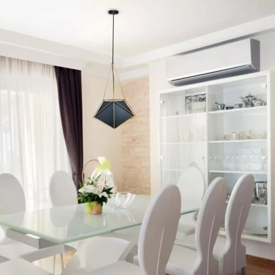 Lampa Wisząca VT-7401 Basics Złoto/Czarny Abażur 400x540 3945