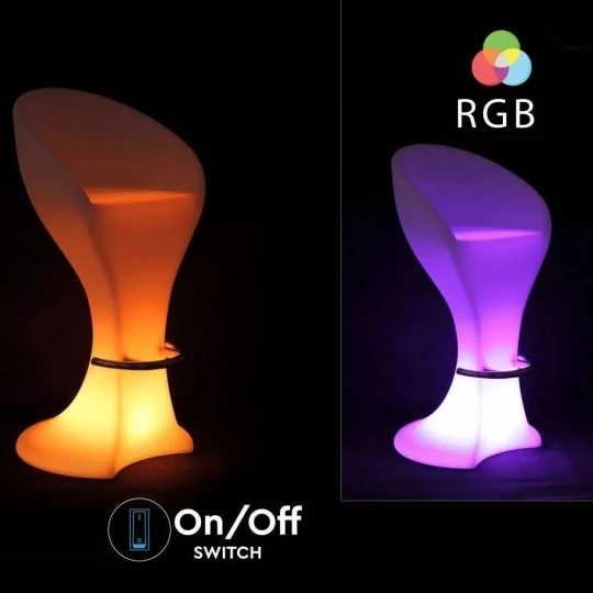 Oprawa Ogrodowa Stołek Barowy VT-7814 RGB 50x56x110cm 40271
