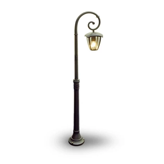 Lampa Ogrodowa Pole VT-737 E27 Max. 60W Czarna 7060