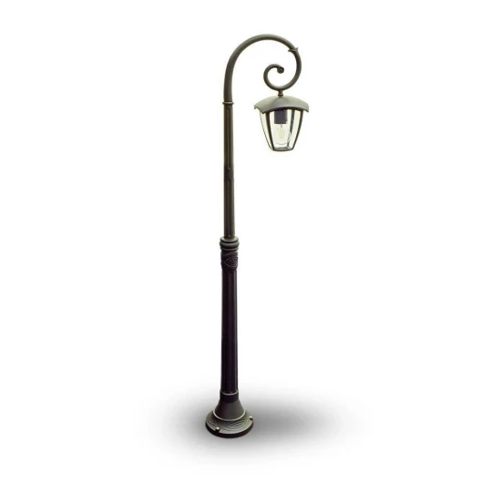 Lampa Ogrodowa Pole VT-737 E27 Max. 60W Czarna 7060