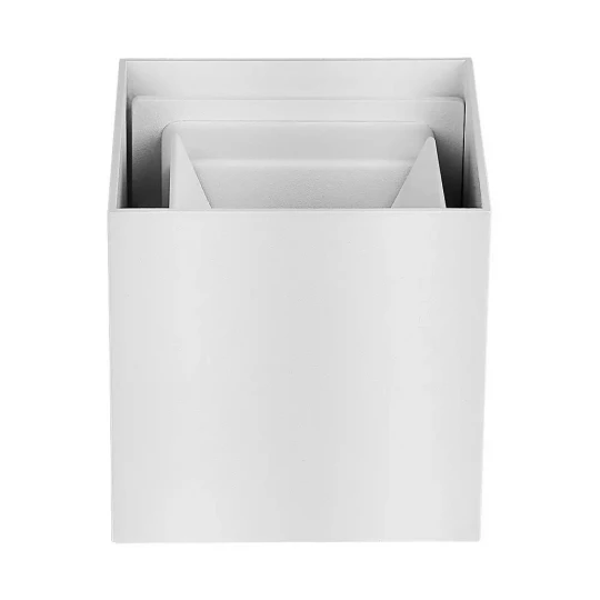 Kinkiet LED VT-759 6W 3000K 660lm BIAŁY KWADRAT IP65 A++ 7079