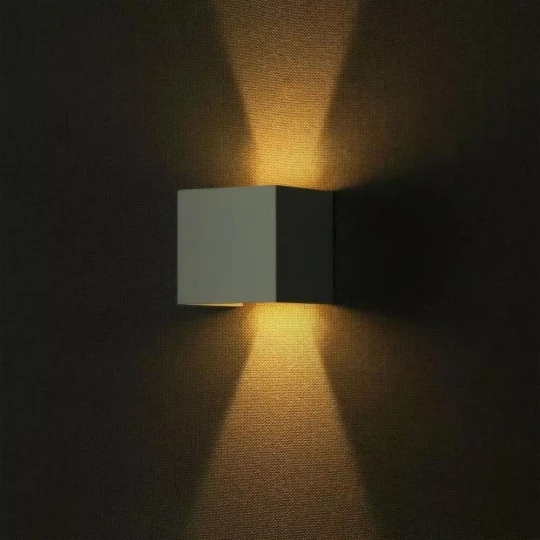 Kinkiet LED VT-759 6W 3000K 660lm BIAŁY KWADRAT IP65 A++ 7079