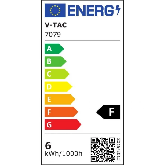 Kinkiet LED VT-759 6W 3000K 660lm BIAŁY KWADRAT IP65 A++ 7079