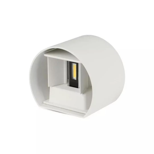 Kinkiet LED VT-759 6W 4000K 660lm BIAŁY OKRĄGŁY IP65 A++ 7091