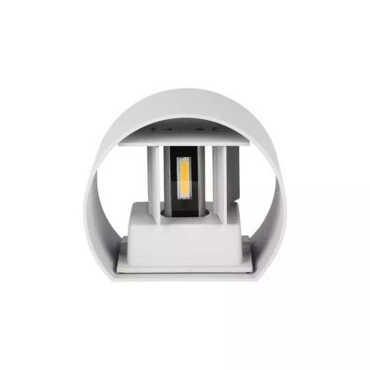 Kinkiet LED VT-759 6W 4000K 660lm BIAŁY OKRĄGŁY IP65 A++ 7091