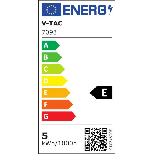 Kinkiet LED VT-757 5W 4000K 560lm IP20 Okrągły Biały 7093