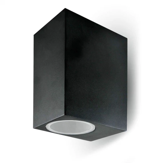 Kinkiet LED VT-7652 GU10 IP44 Dwukierunkowa Kwadratowa 7511