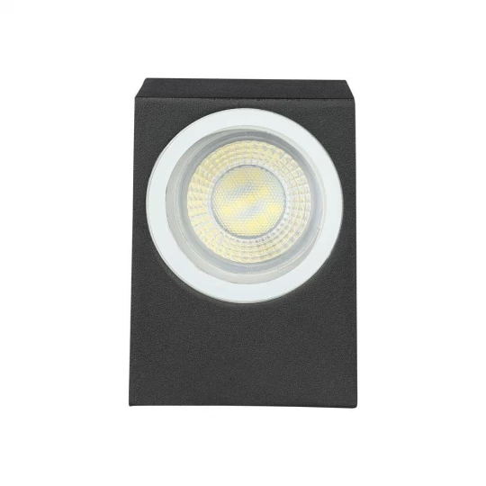Kinkiet LED VT-7652 GU10 IP44 Dwukierunkowa Kwadratowa 7511