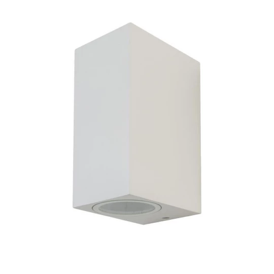 Oprawa ewelacyjna VT-7652 SLEEK GU10 WALL FITTING(ALUMINUM) SQUARE-WHITE BODY,2 WAY IP44 7541