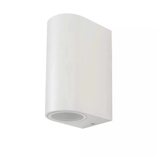 Oprawa ewelacyjna VT-7652 SLEEK GU10 WALL FITTING(ALUMINUM) ROUND-WHITE BODY,2 WAY IP44 7542