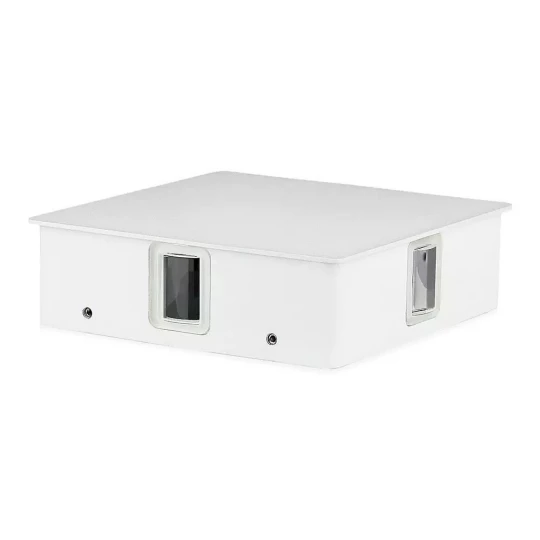 Kinkiet LED VT-704 4W 3000K 440lm IP65 Kwadrat Biały 8209
