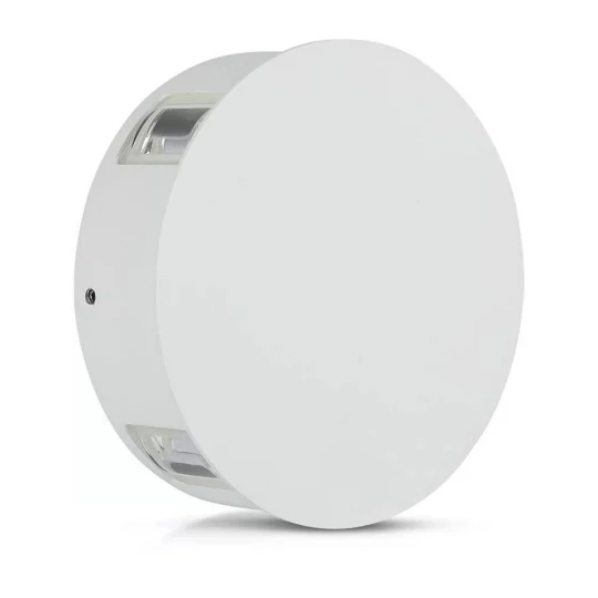 Kinkiet LED VT-706 4W 3000K 440lm IP65 Okrągły Biały 8213