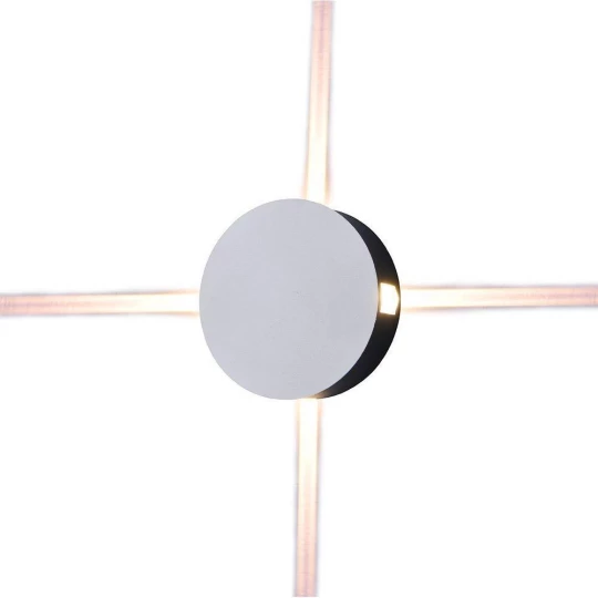 Kinkiet LED VT-706 4W 3000K 440lm IP65 Okrągły Biały 8213