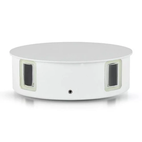 Kinkiet LED VT-706 4W 3000K 440lm IP65 Okrągły Biały 8213