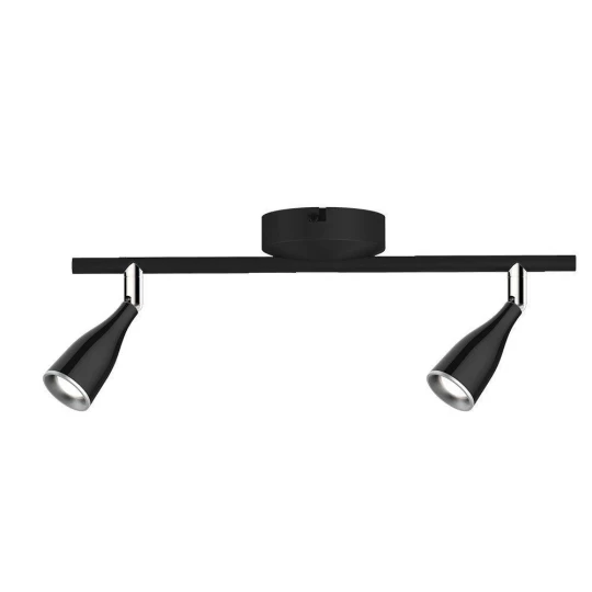 Lampa Ścienna VT-810 9W 3000K 680lm Czarna 8267