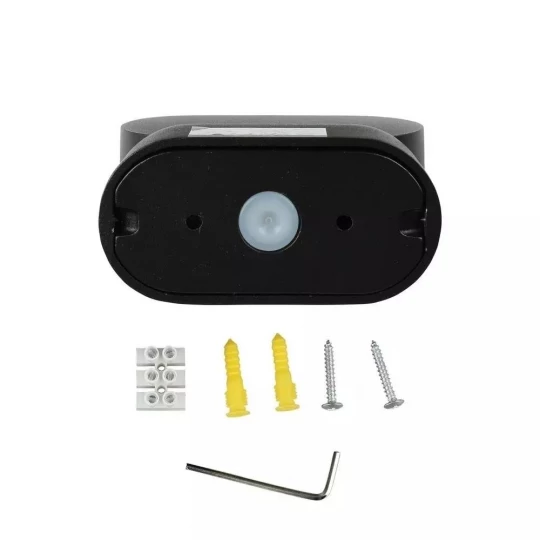 Oprawa ewelacyjna VT-816 6W LED WALL LIGHT COLORCODE:4000K -BLACK BODY 8289