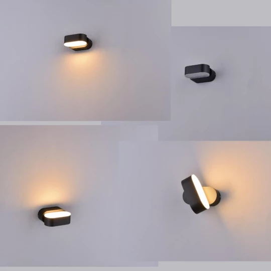 Oprawa ewelacyjna VT-816 6W LED WALL LIGHT COLORCODE:4000K -BLACK BODY 8289