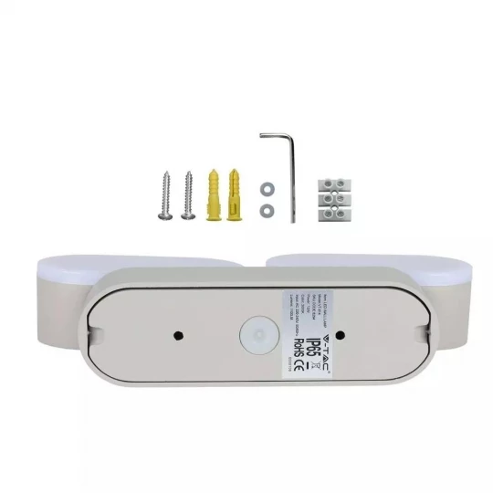 Oprawa ewelacyjna VT-814 12W LED WALL LIGHT COLORCODE:3000K -GREY BODY 8294