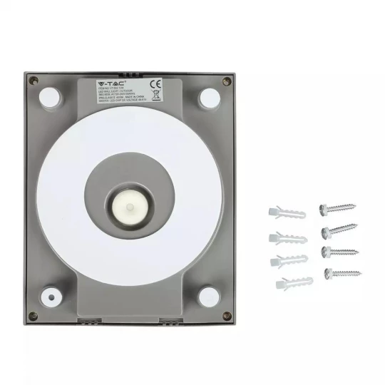 Kinkiet LED VT-822 12W 4000K 750lm Szary 8338