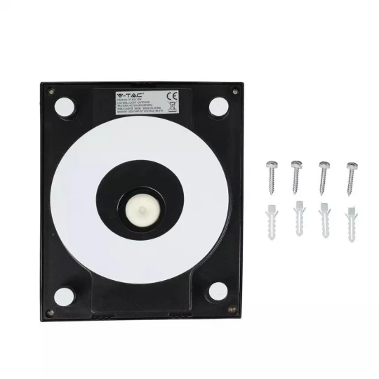 Oprawa ewelacyjna VT-822 12W LED WALL LIGHT COLORCODE:3000K BLACK BODY 8340