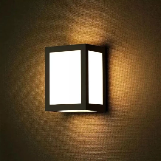 Oprawa ewelacyjna VT-822 12W LED WALL LIGHT COLORCODE:3000K BLACK BODY 8340