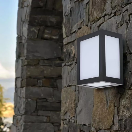 Oprawa ewelacyjna VT-822 12W LED WALL LIGHT COLORCODE:3000K BLACK BODY 8340