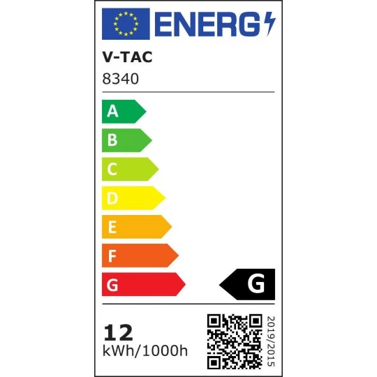 Oprawa ewelacyjna VT-822 12W LED WALL LIGHT COLORCODE:3000K BLACK BODY 8340
