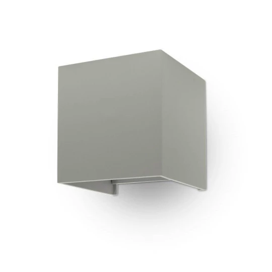 Oprawa elewacyjnaVT-759-12 12W-WALL LAMP WITH BRIDGELUX CHIP COLORCODE:3000k GREY SQUARE 8531