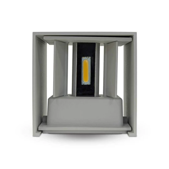 Oprawa elewacyjnaVT-759-12 12W-WALL LAMP WITH BRIDGELUX CHIP COLORCODE:4000k GREY SQUARE 8532