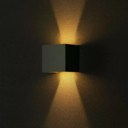 Oprawa elewacyjnaVT-759-12 12W-WALL LAMP WITH BRIDGELUX CHIP COLORCODE:4000k GREY SQUARE 8532