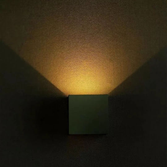 Oprawa elewacyjnaVT-759-12 12W-WALL LAMP WITH BRIDGELUX CHIP COLORCODE:4000k GREY SQUARE 8532