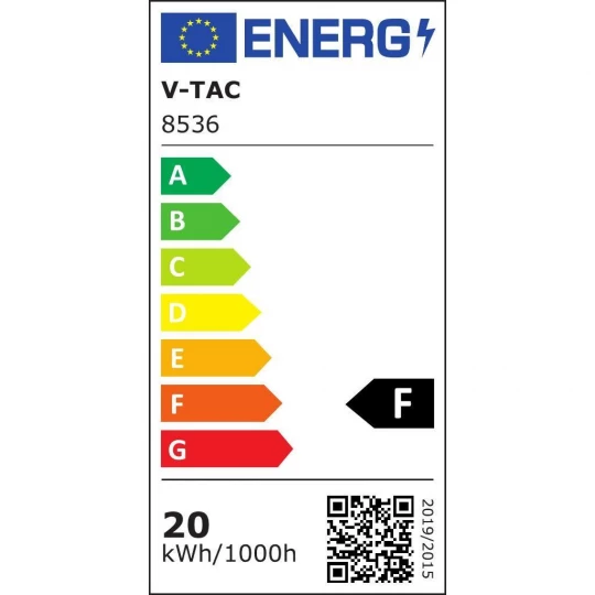 Oprawa ewelacyjna VT-821 20W LED WALL LAMP COLOORCODE:4000K WHITE BODY,IP44 8536