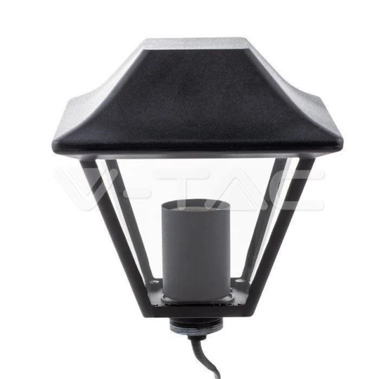 OPRAWA OGRODOWA, E27, IP44, AC220-240V, 50-60Hz, SŁUPEK, CZARNA 8687