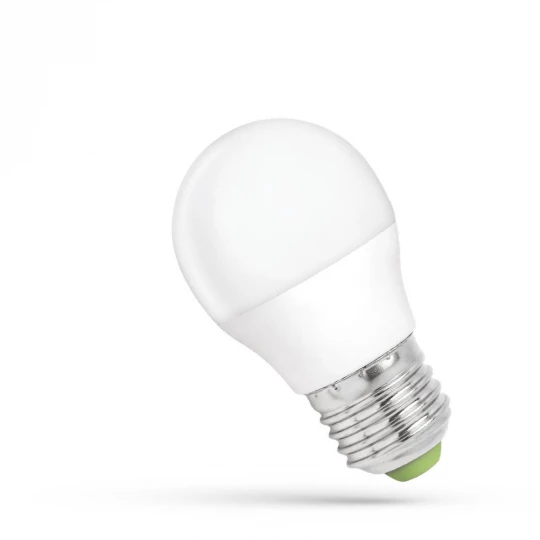 Żarówka LED mała kulka ściemnialna E-27 230V 6W  barwa neutralna DIMMABLE SPECTRUM WOJ14379