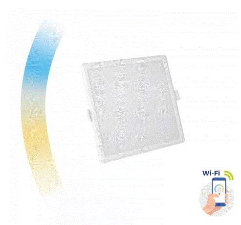 Inteligentna oprawa sufitowa podtynkowa kwadratowa LED Spectrum SMART Algine 12W Wi-Fi CCT DIMM SLI038019CCT