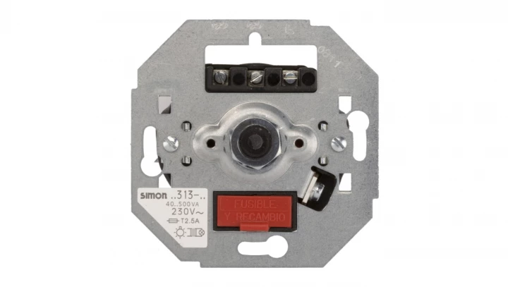 Simon 82 Ściemniacz naciskowo-obrotowy 40-500W mechanizm 75313-39