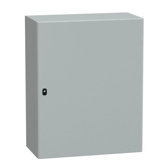 Spacial S3D drzwi gładkie bez pł. mont.wys.1000xW800xD400 IP66 IK10 RAL7035, NSYS3D10840