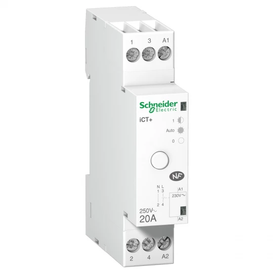 Stycznik modułowy ICT plus HC 20A 1p Uc 230 V AC A9C15031