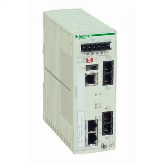 Switch Ethernet TCP/IP , 2TX/2FX TCSESM043F2CU0