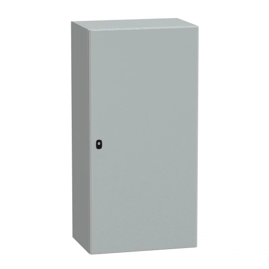 Spacial S3D drzwi gładkie z płytą mont.wys.1200xW600xD400 IP66 IK10 RAL7035, NSYS3D12640P