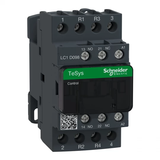 Stycznik 4 bieguny I=20A AC-1, styki 2 NO+2 NC, napięcie cewki 220 V AC LC1D098M7
