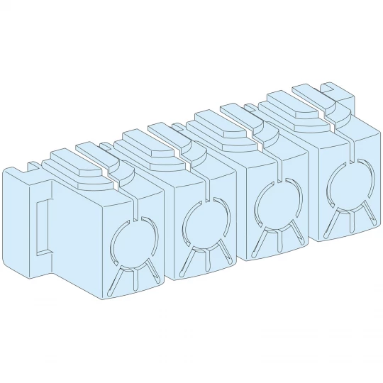 Prisma Plus G Zestaw osłon izolujących do szyn Powerclip LVS04150 /8szt./
