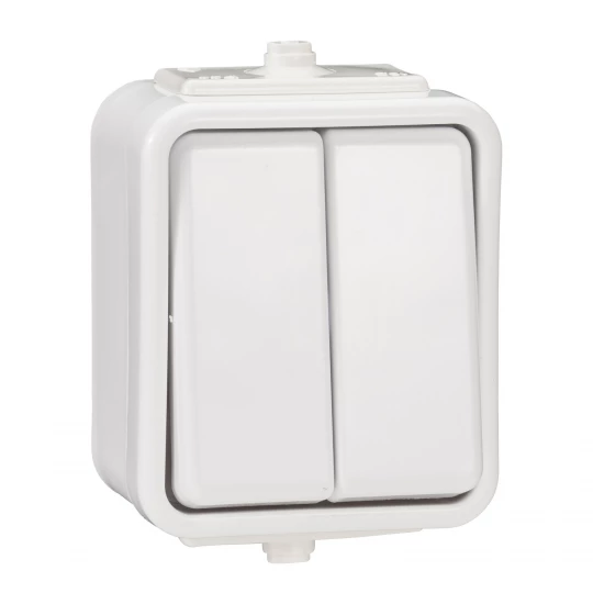 Cedar Łącznik świecznikowy hermetyczny IP44 10A biały WNt-500C01 WNT500C01