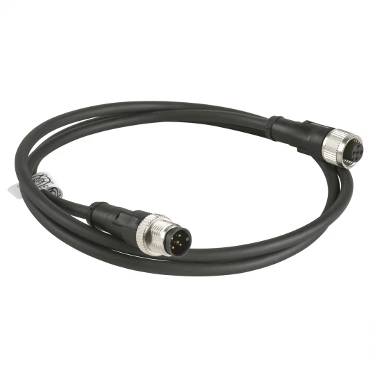 Kabel łączący XZ, męski M12, 5-pin prosty, żeński M-12, 5-pin prosty, PUR 2m XZCR1511064D2