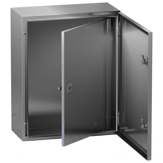 Drzwi wewnętrzne dla obudowy Spacial WM,wys.1200xW800 stal, RAL7035,reg. głębokość NSYPIN128