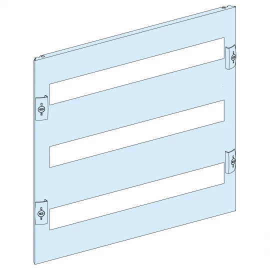 Prisma Plus G Osłona metalowa z wycięciam 3x dla aparatury modułowej 600x400mm