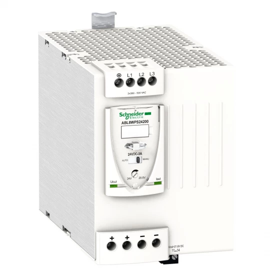 Zasilacz impulsowy 380-500V AC/ 24V DC 20A ABL8WPS24200