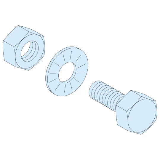 Prisma Plus, System G i P, 20 śrub, M6x20 do szyn 5mm LVS04194